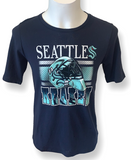 Seattle Kraken NHL Team Apparel – Toddler - Helmet Head T-Shirt