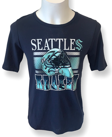 Seattle Kraken NHL Team Apparel – Toddler - Helmet Head T-Shirt