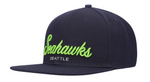 Seattle Seahawks NFL Pro Standard - Script Wordmark Snapback Cap