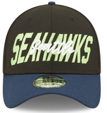 Seattle Seahawks NFL New Era - Draft 39Thirty Stretch Fit Cap