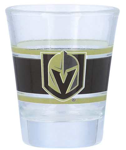 Vegas Golden Knights NHL Logo Brands - 2oz. Stripe Shot Glass