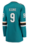 San Jose Sharks NHL Fanatics - Evander Kane Women's Premier Breakaway Jersey – Teal