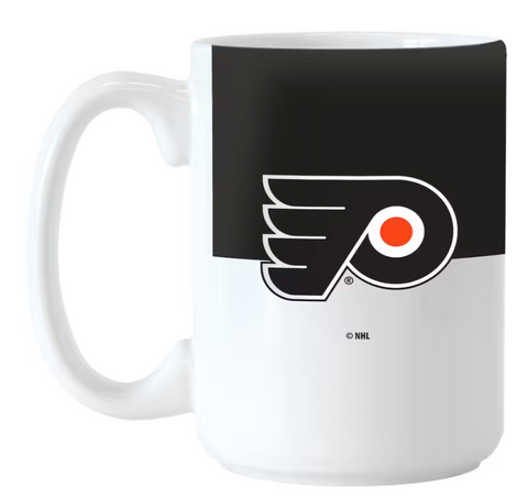 Philadelphia Flyers NHL Logo Brands - 15oz. Colorblock Mug