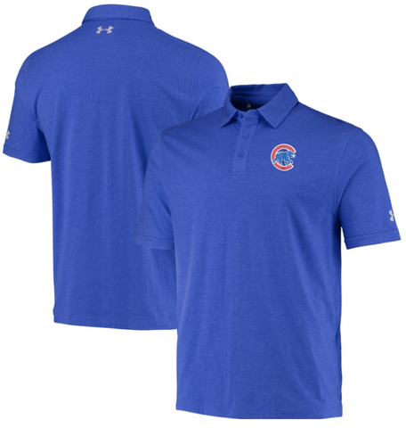 Chicago Cubs MLB Under Armour - Charged Tri-Blend Performance Polo