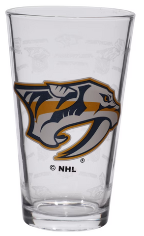 Nashville Predators NHL TMC - 16oz. Sandblasted Mixing Glass