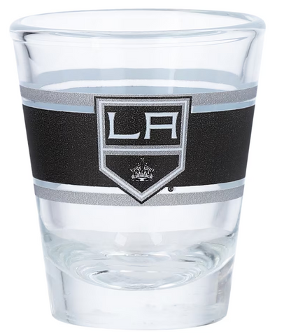 Los Angeles NHL Logo Brands - 2oz. Stripe Shot Glass