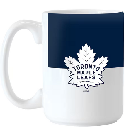 Toronto Maple Leafs NHL Logo Brands - 15oz. Colorblock Mug