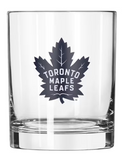 Toronto Maple Leafs NHL Logo Brands - Letterman 14oz. Rocks Glass