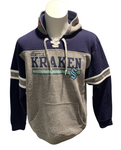 Seattle Kraken NHL Apparel - Skate Lace Pullover Hoodie