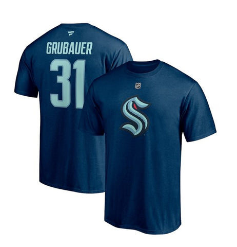 Seattle Kraken NHL Apparel – Youth Player Graphic T-Shirt - Grubauer 31