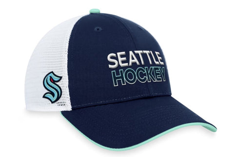 Seattle Kraken NHL Fanatics - Authentic Pro Trucker Adjustable Cap