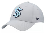 Seattle Kraken NHL Fanatics - Core Primary Logo Flex Cap Grey