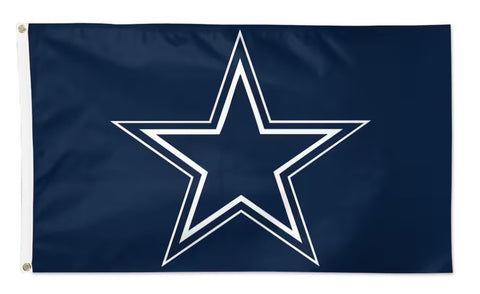 Dallas Cowboys NFL Wincraft - 3' x 5' Blue 1-Sided Deluxe Flag