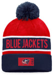 Columbus Blue Jackets NHL Fanatics - AP Cuffed Knit Beanie with Pom