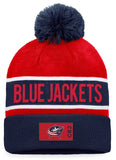 Columbus Blue Jackets NHL Fanatics - AP Cuffed Knit Beanie with Pom