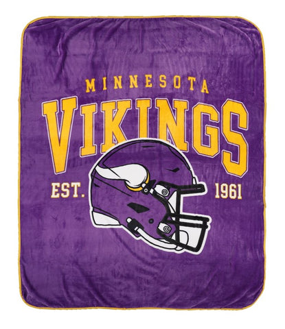 Minnesota Vikings NFL Pegasus - Vintage Arch Ultra Soft 50" x 60" Blanket