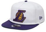 Los Angeles Lakers NBA New Era - White Purple Golfer Snapback Cap