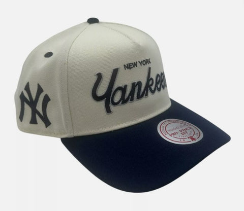 New York Yankees MLB Mitchell & Ness - Pro Pinch Script Snapback Cap