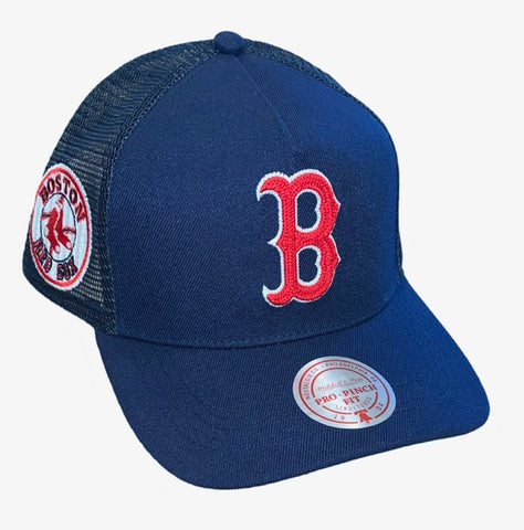 Boston Red Sox MLB Mitchell &amp; Ness - Hurdle Pro Pinch Trucker Cap