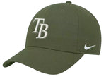 Tampa Bay Rays MLB Nike - Club Adjustable Cap Olive/White