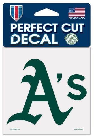 Oakland Athletics MLB Wincraft – 4” x 4” Perfect Cut Decal