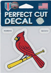 St. Louis Cardinals MLB Wincraft – 4” x 4” Perfect Cut Decal