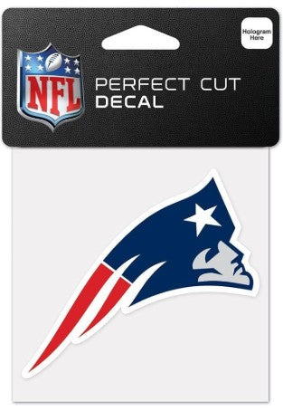 New England Patriots NFL  Wincraft – 4” x 4” Perfect Cut Decal