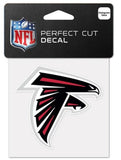 Atlanta Falcons NFL Wincraft – 4” x 4” Perfect Cut Decal