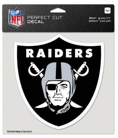 Las Vegas Raiders NFL  Wincraft – 8” x 8” Perfect Cut Decal