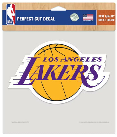 Los Angeles Lakers NBA Wincraft – 8” x 8” Perfect Cut Decal