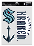 Seattle Kraken NHL WinCraft - 3 Sticker Fan Pack