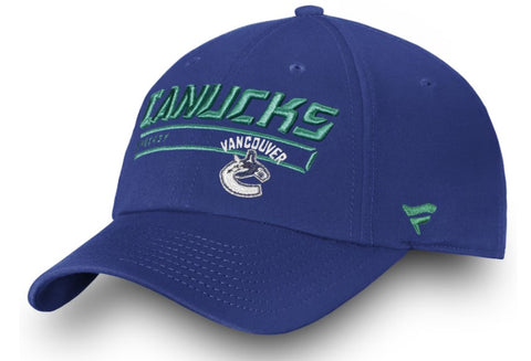 Vancouver Canucks NHL Fanatics - Team AP Rinkside Fundamental Adjustable Cap