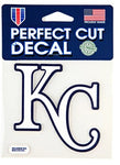 Kansas City Royals MLB WinCraft - 4" x 4" Perfect Cut Decal