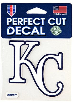 Kansas City Royals MLB WinCraft - 4" x 4" Perfect Cut Decal
