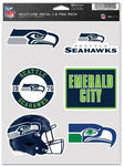 Seattle Seahawks NFL WinCraft – 6 Sticker Fan Pack