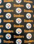 Pittsburgh Steelers NFL Logo Brands – 50 x 60 Plush Throw Blanket