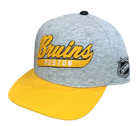 Boston Bruins NHL Outerstuff Co – Team Script Snapback Cap