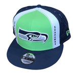 Seattle Seahawks NFL New Era – 9Fifty Vertical Team Trucker Cap