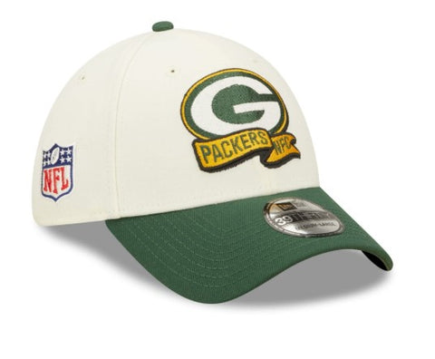 Green Bay Packers NFL New Era - Sideline 39THIRTY 2-Tone Flex Cap