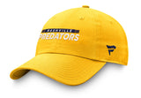 Nashville Predators NHL Fanatics - Authentic Pro Rink Adjustable Cap