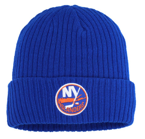 New York Islanders NHL Fanatics - Logo Cuffed Knit Beanie