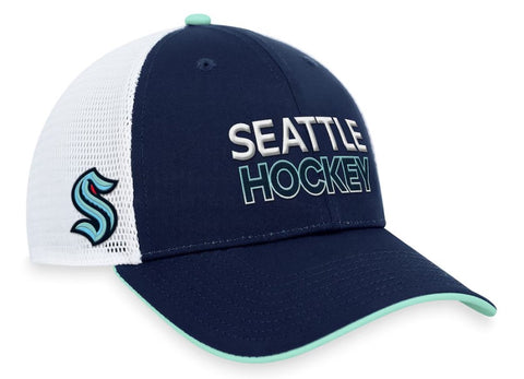 Seattle Kraken NHL Fanatics - Authentic Pro Rink Trucker Adjustable Cap