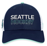 Seattle Kraken NHL Fanatics - Authentic Pro Rink Trucker Adjustable Cap