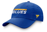 St. Louis Blues NHL Fanatics - Authentic Pro Rink Adjustable Cap