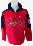 St. Louis Cardinals MLB Majestic – Colour Block Pullover Hoodie