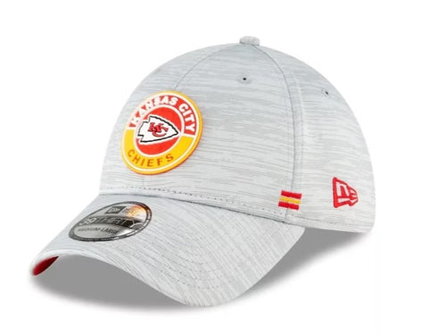 Kansas City Chiefs NFL New Era - Road Sideline 39THIRTY Stretch Fit Cap