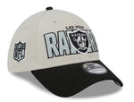 Las Vegas Raiders NFL New Era - Draft 39THIRTY Flex Cap
