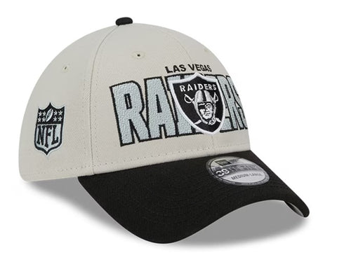 Las Vegas Raiders NFL New Era - Draft 39THIRTY Flex Cap