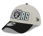 Las Vegas Raiders NFL New Era - Draft 39THIRTY Flex Cap