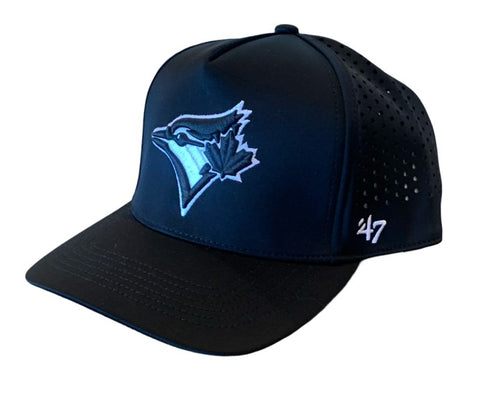 Toronto Blue Jays MLB ’47 Brand – Black and White Equaliser Adjustable Cap